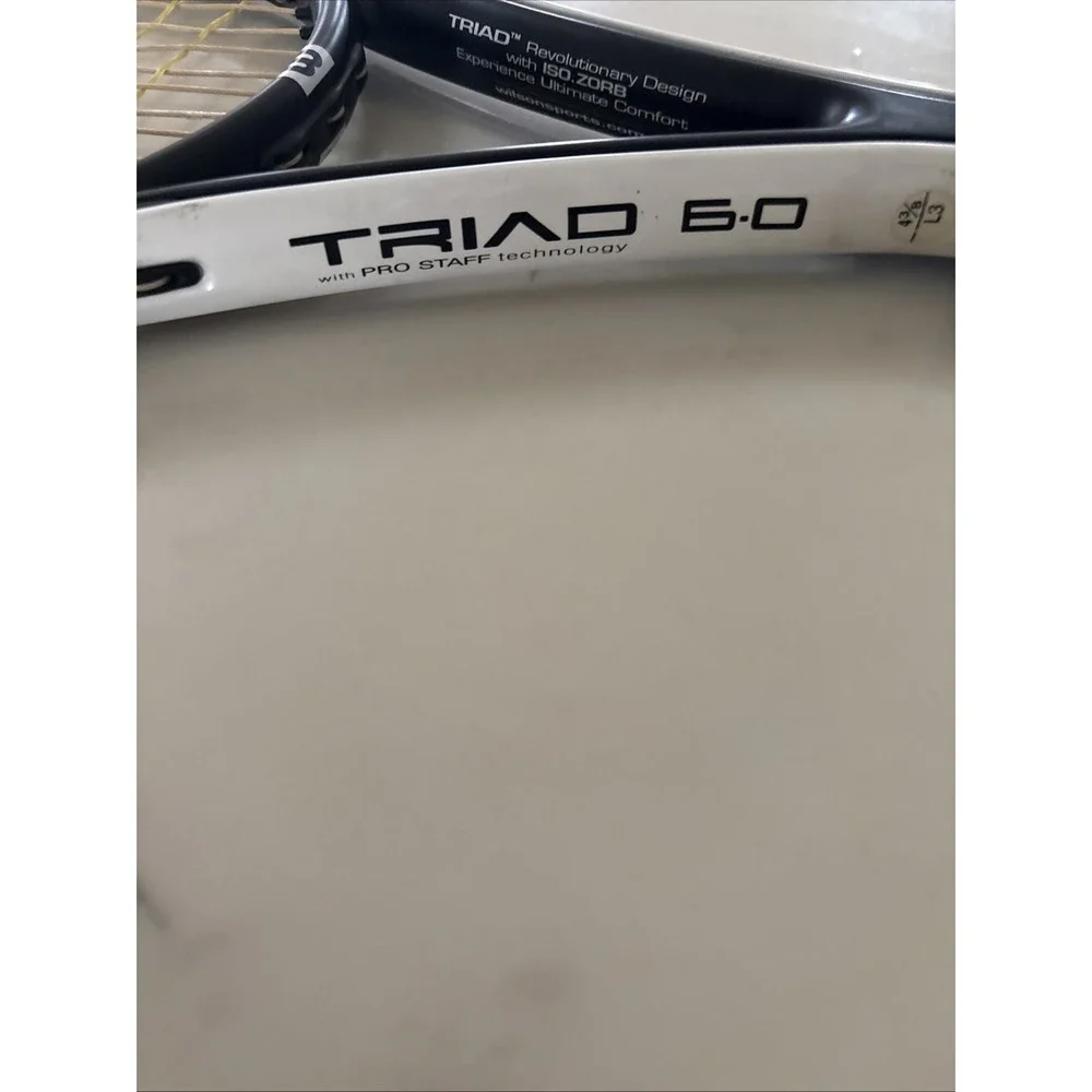 Wilson‎ Triad 6.0 Tennis Racquet Racket Mid Plus 95sq Grip 4 3/8